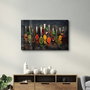 Wallity Pintura Decorativa de Vidrio Templado Multicolor 70 x 110 cm